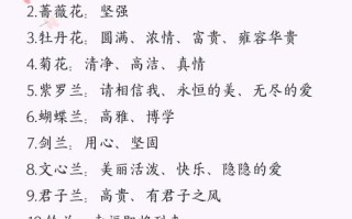 鲜花花语和品种有关的名字（各种鲜花的名字和寓意）